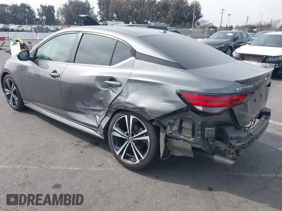 2021 Nissan Sentra SR with VIN 3N1AB8DV7MY289475, listed as a IAAI auction lot 41605026 with 53,954 mi miles and . Bid and sale history available at DreamBid. Image 3.