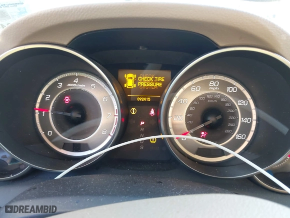 2013 Acura MDX Tech Pkg with VIN 2HNYD2H31DH524190, listed as a IAAI auction lot 41316738 with 92,415 mi miles. Bid and sale history available at carsss.com. Image 7.