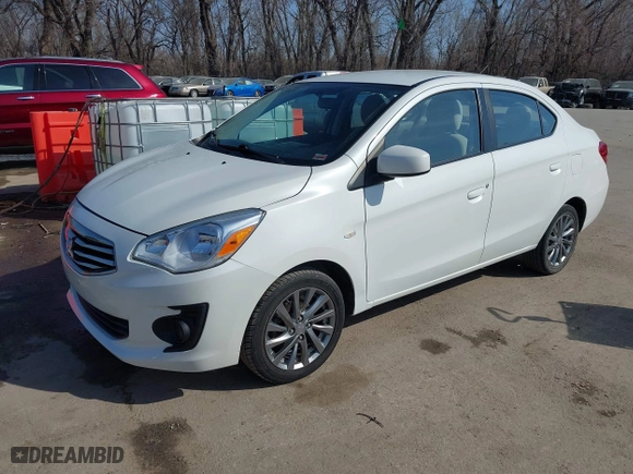 2018 Mitsubishi Mirage G4 ES with VIN ML32F3FJ9JHF11935, listed as a IAAI auction lot 41790756 with 137,842 mi miles. Bid and sale history available at carsss.com. Image 17.