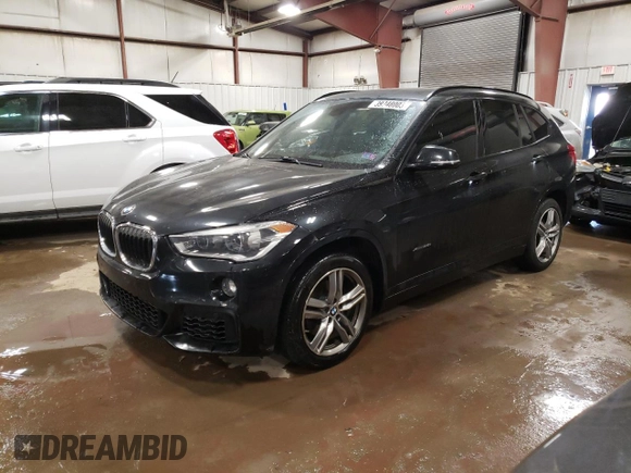 2016 BMW X1 xDrive28i with VIN WBXHT3C3XGP888567, listed as a Copart auction lot 39748003 with 54,542 mi miles. Bid and sale history available at carsss.com. Image 1.