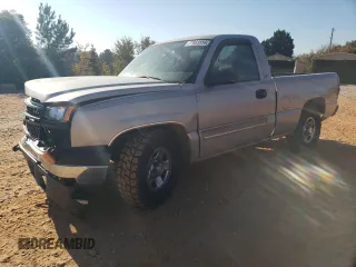 2004 Chevrolet Silverado 1500 LS with VIN 1GCEC14V04Z169624, listed as a Copart auction lot 77803554 with 143,212 mi miles and Salvage Title. Bid and sale history available at carsss.com. Image 1.