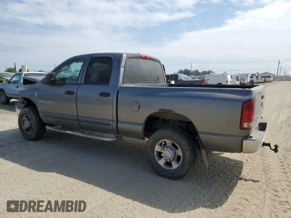 2006 Dodge 2500 SLT with VIN 1D7KS28C16J143318, listed as a Copart auction lot 53907235 with 269,764 mi miles and Salvage Title. Bid and sale history available at carsss.com. Image 2.