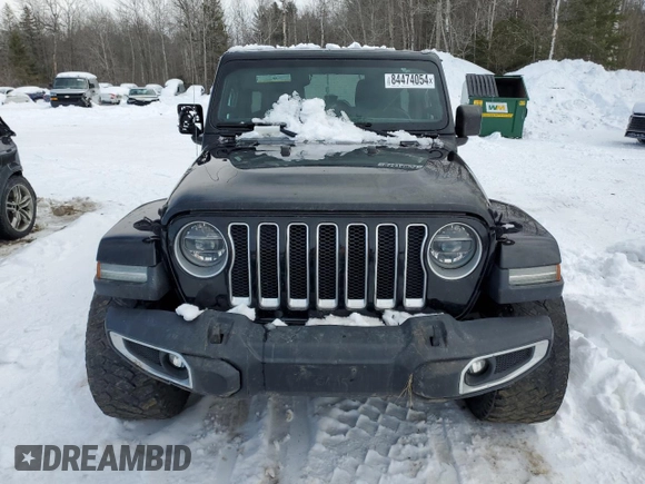 2020 Jeep Wrangler Unlimited Sahara with VIN 1C4HJXEN5LW175293, listed as a Copart auction lot 84474054 with Not provided miles and Clean title. Bid and sale history available at DreamBid. Image 5.