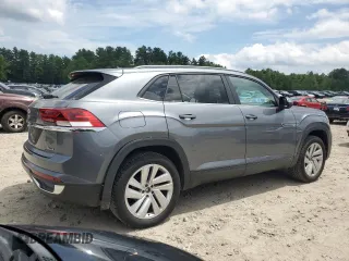 2020 Volkswagen Atlas SE with VIN 1V26C2CA7LC203051, listed as a Copart auction lot 62683655 with 57,454 mi miles and Non repairable. Bid and sale history available at DreamBid. Image 3.