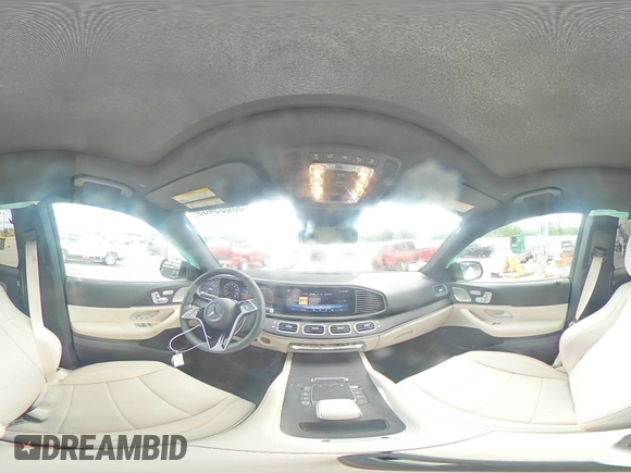 2025 Mercedes-Benz GLE 350 with VIN 4JGFB4FB3SB293674, listed as a Copart auction lot 57910545 with 8,753 mi miles and Salvage title. Bid and sale history available at DreamBid. Image 16.