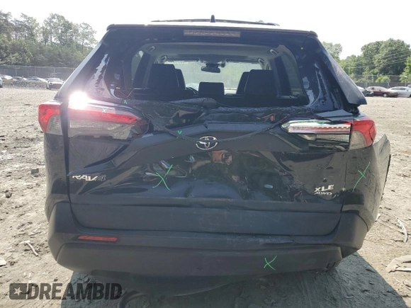 2023 Toyota RAV4 XLE Premium with VIN 2T3A1RFV0PC383809, listed as a Copart auction lot 59938405 with 33,206 mi miles and Salvage title. Bid and sale history available at DreamBid. Image 6.