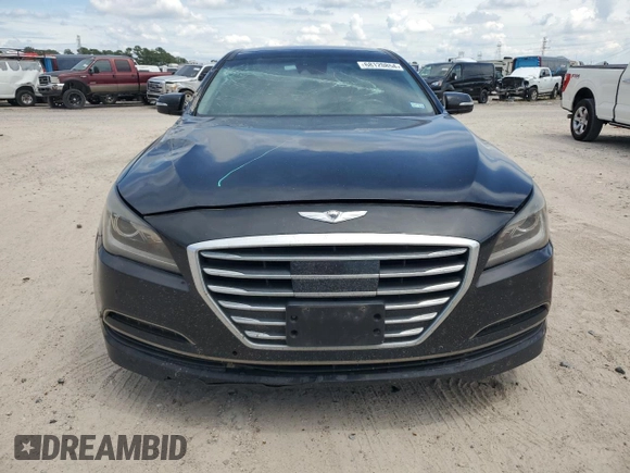 2015 Hyundai Genesis 3.8L with VIN KMHGN4JE9FU092479, listed as a Copart auction lot 68120854 with 218,187 mi miles and Salvage Title. Bid and sale history available at carsss.com. Image 5.