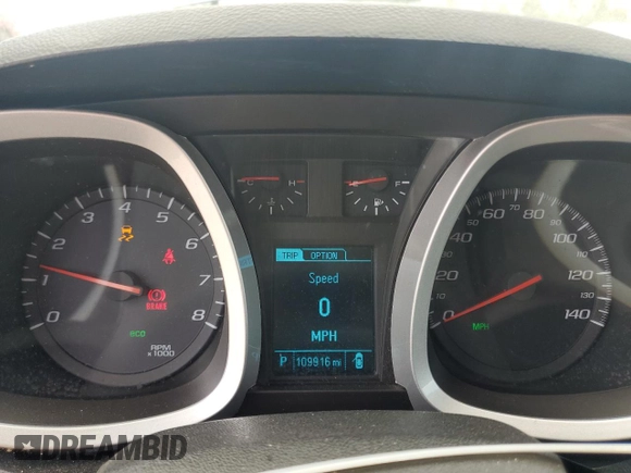 2016 Chevrolet Equinox LT with VIN 2GNFLFEK7G6333366, listed as a Copart auction lot 53390835 with 109,916 mi miles and Clean Title. Bid and sale history available at carsss.com. Image 9.
