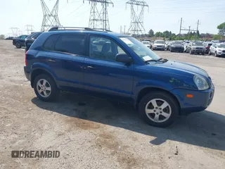 2007 Hyundai Tucson GLS with VIN KM8JM12B37U503257, listed as a IAAI auction lot 42173766 with 122,934 mi miles. Bid and sale history available at carsss.com. Image 1.
