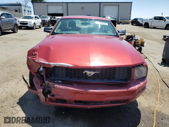 2005 Ford Mustang Deluxe with VIN 1ZVFT80N155171312, listed as a Copart auction lot 57504585 with 141,922 mi miles and Salvage title. Bid and sale history available at DreamBid. Image 5.