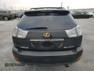 2008 Lexus RX 400h with VIN JTJGW31U982008675, listed as a Copart auction lot 86655194 with 127,021 mi miles and Salvage Title. Bid and sale history available at DreamBid. Image 6.