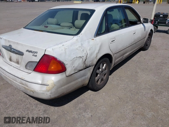 2001 Toyota Avalon XL z VIN 4T1BF28B61U188943, wystawiony jako IAAI lot #42338987 z przebiegiem Nie podano mil oraz . Historia ofert i sprzedaży dostępna na DreamBid. Obrazek 6.