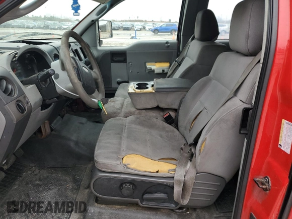 2005 Ford F-150 STX with VIN 1FTRX12W75NA54576, listed as a Copart auction lot 42579065 with 290,300 mi miles and Salvage Title. Bid and sale history available at carsss.com. Image 7.