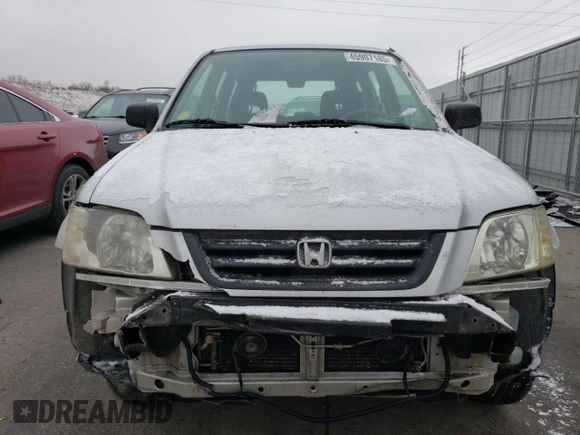 1999 Honda CR-V LX with VIN JHLRD1842XC076548, listed as a Copart auction lot 45907185 with 197,674 mi miles and Salvage Title. Bid and sale history available at carsss.com. Image 5.