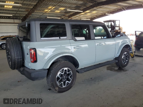 2024 Ford Bronco Outer Banks with VIN 1FMDE8BH1RLA96636, listed as a Copart auction lot 63740475 with 11,791 mi miles and Salvage title. Bid and sale history available at DreamBid. Image 3.