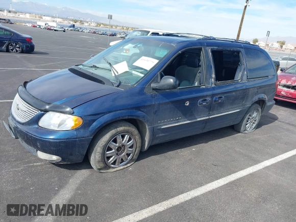 2001 Chrysler Town & Country Limited with VIN 2C8GP64L81R128221, listed as a IAAI auction lot 41630779 with 275,215 mi miles. Bid and sale history available at carsss.com. Image 12.