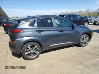 2020 Hyundai Kona Limited z VIN KM8K33A5XLU442577, wystawiony jako Copart lot #52168935 z przebiegiem 17 442 mil mil oraz Szkoda całkowita • Salvage title. Historia ofert i sprzedaży dostępna na DreamBid. Obrazek 3.