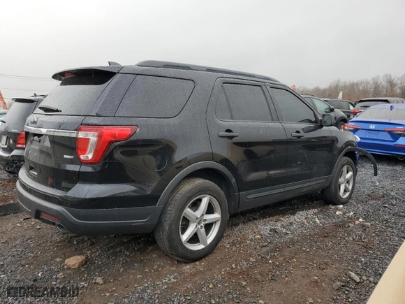 2018 Ford Explorer with VIN 1FM5K8BHXJGA75665, listed as a Copart auction lot 83337494 with 89,023 mi miles and Salvage Title. Bid and sale history available at carsss.com. Image 3.