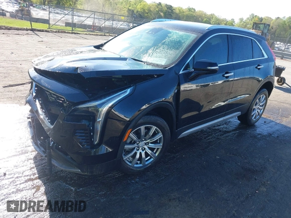 2021 Cadillac XT4 FWD Premium Luxury with VIN 1GYFZCR43MF052422, listed as a IAAI auction lot 41985859 with 25,112 mi miles. Bid and sale history available at carsss.com. Image 19.