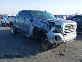2019 GMC Sierra 1500 SLT z VIN 1GTU9DED3KZ240314, wystawiony jako IAAI lot #41398197 z przebiegiem 81 463 mil mil oraz . Historia ofert i sprzedaży dostępna na DreamBid. Obrazek 1.