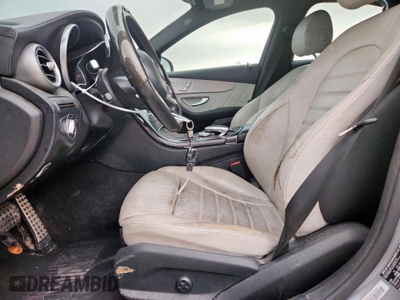 2015 Mercedes-Benz C 300 Luxury with VIN 55SWF4KBXFU007870, listed as a Copart auction lot 63792555 with 188,328 mi miles and Clean title. Bid and sale history available at DreamBid. Image 7.