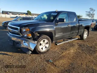 2015 Chevrolet Silverado 1500 LS with VIN 1GCRCPEC5FZ186097, listed as a Copart auction lot 82850684 with 100,307 mi miles and Salvage Title. Bid and sale history available at DreamBid. Image 1.