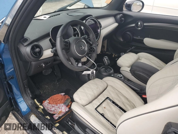 2023 MINI Convertible Cooper S с VIN WMW43DL09P3R05368, выставлен на аукционе Copart как лот 74806464 с пробегом Не указан миль и На запчасти • Non repairable. История ставок и продаж доступна на DreamBid. Изображение 8.