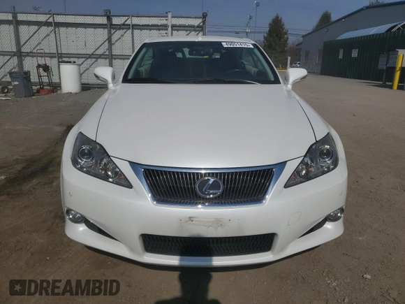 2010 Lexus IS with VIN JTHFE2C21A2503304, listed as a Copart auction lot 49051415 with 57,894 mi miles and Salvage Title. Bid and sale history available at carsss.com. Image 5.