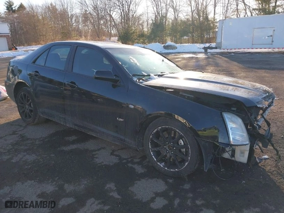 2006 Cadillac STS-V with VIN 1G6DX67DX60180432, listed as a IAAI auction lot 41401499 with 1 mi miles. Bid and sale history available at carsss.com. Image 1.