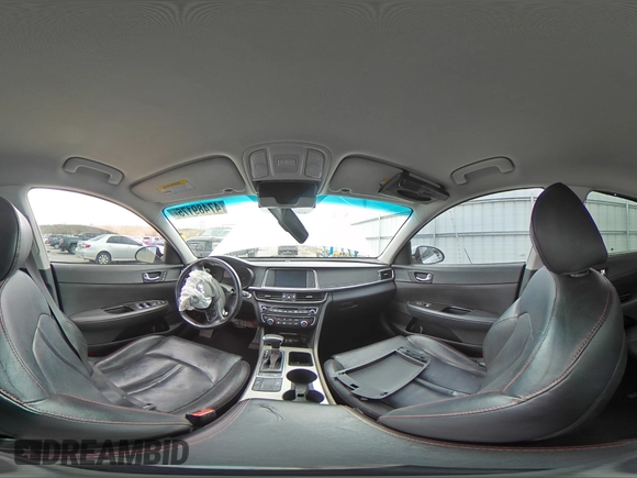 2016 Kia Optima SX Turbo with VIN 5XXGW4L23GG048523, listed as a Copart auction lot 47489175 with 91,922 mi miles and Salvage Title. Bid and sale history available at carsss.com. Image 14.