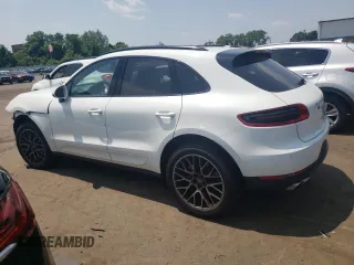 2017 Porsche Macan S with VIN WP1AB2A57HLB10136, listed as a Copart auction lot 60309345 with 90,009 mi miles and Salvage title. Bid and sale history available at DreamBid. Image 2.