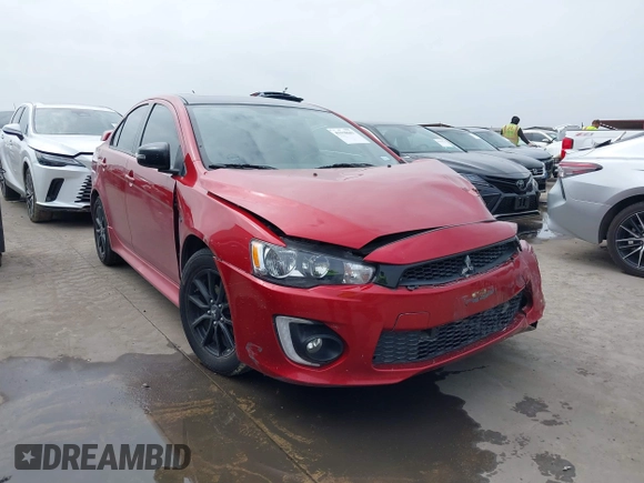 2017 Mitsubishi Lancer ES with VIN JA32U2FU6HU011946, listed as a IAAI auction lot 41918643 with 63,544 mi miles. Bid and sale history available at carsss.com. Image 1.