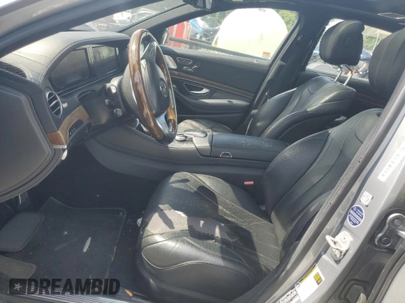 2015 Mercedes-Benz S 550 with VIN WDDUG8CB8FA070007, listed as a Copart auction lot 65615345 with 167,132 mi miles and Clean title. Bid and sale history available at DreamBid. Image 7.