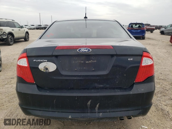 2011 Ford Fusion SE with VIN 3FAHP0HA6BR115187, listed as a Copart auction lot 50345675 with 182,866 mi miles and Salvage Title. Bid and sale history available at DreamBid. Image 6.