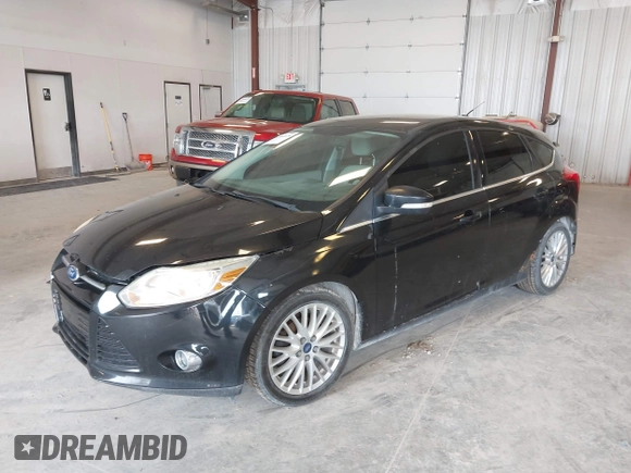 2012 Ford Focus SEL with VIN 1FAHP3M24CL331586, listed as a IAAI auction lot 42086129 with 193,060 mi miles. Bid and sale history available at carsss.com. Image 2.