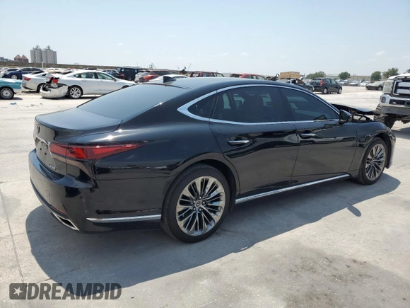 2021 Lexus LS 500 z VIN JTHD51FF7M5015431, wystawiony jako Copart lot #65837713 z przebiegiem 16 573 mil mil oraz Szkoda całkowita • Salvage title. Historia ofert i sprzedaży dostępna na DreamBid. Obrazek 3.