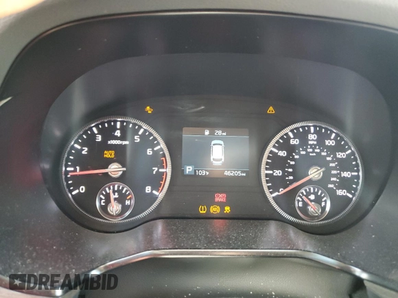 2022 Kia Telluride EX with VIN 5XYP34HC8NG324908, listed as a Copart auction lot 61273595 with 46,205 mi miles and Salvage title. Bid and sale history available at DreamBid. Image 9.