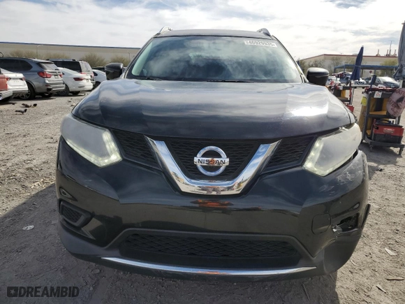 2016 Nissan Rogue SV with VIN KNMAT2MT0GP599785, listed as a Copart auction lot 46929935 with 179,776 mi miles and Salvage Title. Bid and sale history available at carsss.com. Image 5.