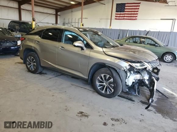2022 Lexus RX with VIN 2T2HZMDA4NC331708, listed as a Copart auction lot 50336595 with 9,068 mi miles and Salvage Title. Bid and sale history available at carsss.com. Image 4.