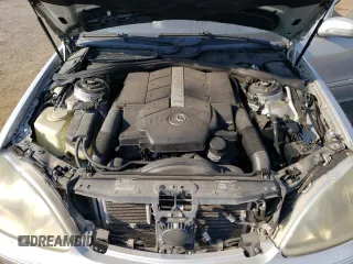 2001 Mercedes-Benz S-Class with VIN WDBNG75J81A143204, listed as a Copart auction lot 74850024 with 122,214 mi miles and Clean Title. Bid and sale history available at carsss.com. Image 11.