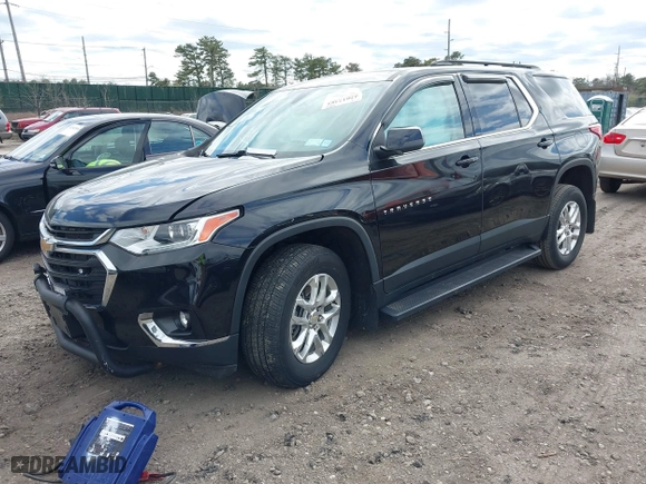2021 Chevrolet Traverse LS with VIN 1GNEVFKW9MJ191243, listed as a IAAI auction lot 42037385 with 16,287 mi miles. Bid and sale history available at carsss.com. Image 2.