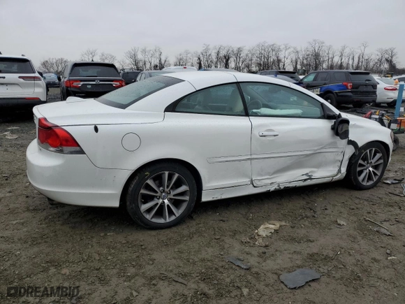 2010 Volvo C70 with VIN YV1672MC4AJ091740, listed as a Copart auction lot 42614965 with 156,145 mi miles and Salvage Title. Bid and sale history available at carsss.com. Image 3.