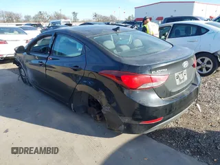 2014 Hyundai Elantra Limited z VIN 5NPDH4AE1EH459365, wystawiony jako IAAI lot #41399636 z przebiegiem 199 609 mil mil oraz . Historia ofert i sprzedaży dostępna na DreamBid. Obrazek 3.