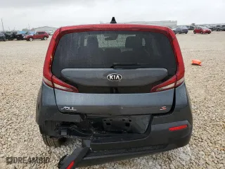2021 Kia Soul X-Line with VIN KNDJ23AU4M7772919, listed as a Copart auction lot 50230035 with 0 mi miles and Salvage Title. Bid and sale history available at carsss.com. Image 6.