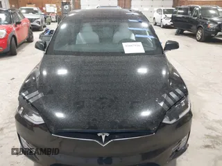 2019 Tesla Model X P90D with VIN 5YJXCAE4XKF180356, listed as a IAAI auction lot 42087926 with 79,041 mi miles. Bid and sale history available at carsss.com. Image 6.