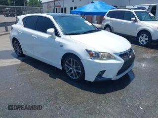 2014 Lexus CT 200h with VIN JTHKD5BH4E2194507, listed as a IAAI auction lot 42538868 with 82,796 mi miles and . Bid and sale history available at DreamBid. Image 1.