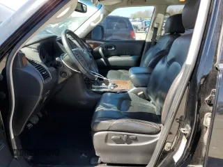 2017 Nissan Armada Platinum with VIN JN8AY2NE3H9706565, listed as a Copart auction lot 52124855 with 126,592 mi miles and Clean Title. Bid and sale history available at carsss.com. Image 7.
