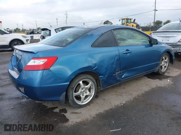 2006 Honda Civic Cpe LX with VIN 2HGFG12646H539160, listed as a IAAI auction lot 41935063 with 223,824 mi miles. Bid and sale history available at carsss.com. Image 4.