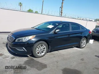 2016 Hyundai Sonata SE with VIN 5NPE24AF0GH305666, listed as a IAAI auction lot 42396430 with Not provided miles and . Bid and sale history available at DreamBid. Image 14.
