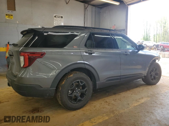2023 Ford Explorer Timberline z VIN 1FMSK8JH9PGA94186, wystawiony jako Copart lot #51997115 z przebiegiem 18 054 mil mil oraz Szkoda całkowita • Salvage title. Historia ofert i sprzedaży dostępna na DreamBid. Obrazek 3.